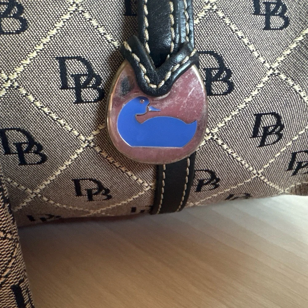 Dooney & Bourke Black and Tan Shoulder Bag Set - Picture 2 of 10